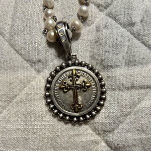 French kande long necklace